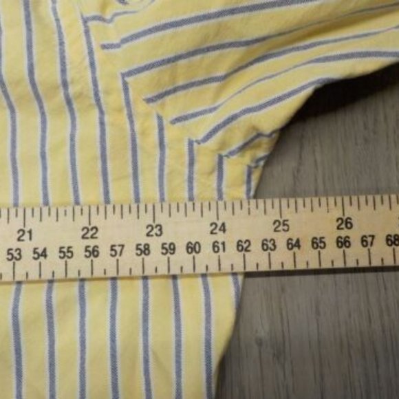 Ralph Lauren Pony Logo Men's Dress Shirt Size XLCasual Striped Collared Button - Picture 8 of 8